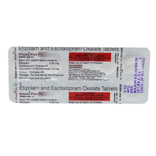 etizola 0.5mg tablet 10's